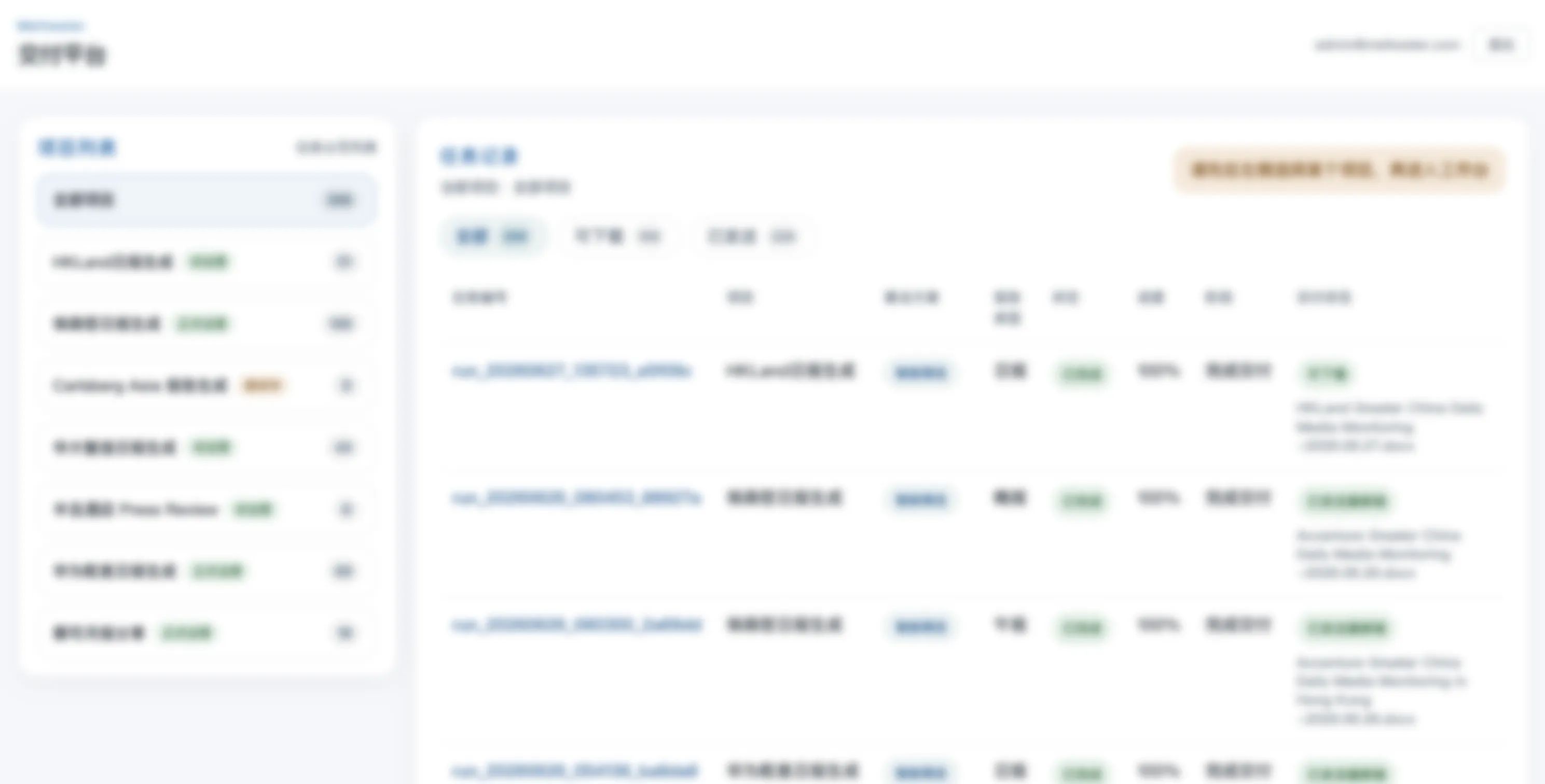 自动化报告生成平台